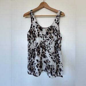 Equipment Femme Leopard Cami- 100% Silk